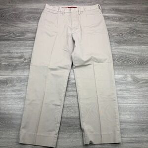 Victorinox Swiss Army Khaki Chino Pants Mens 36x30 Beige Cotton Straight Twill